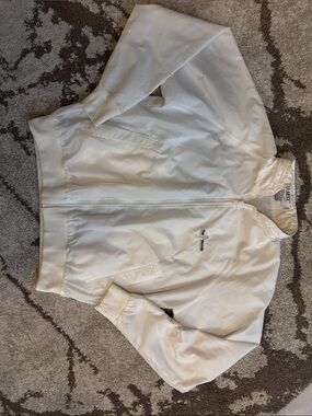 LA-MODE activewear vintage white jacket made in the USA